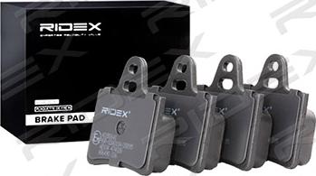 RIDEX 402B0641 - Комплект спирачно феродо, дискови спирачки vvparts.bg