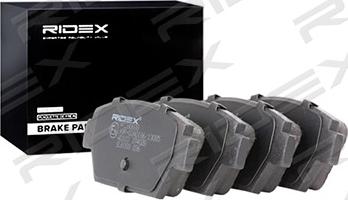 RIDEX 402B0608 - Комплект спирачно феродо, дискови спирачки vvparts.bg