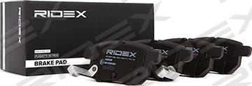 RIDEX 402B0689 - Комплект спирачно феродо, дискови спирачки vvparts.bg