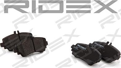 RIDEX 402B0090 - Комплект спирачно феродо, дискови спирачки vvparts.bg