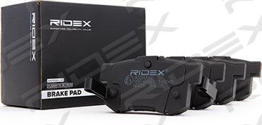 RIDEX 402B0060 - Комплект спирачно феродо, дискови спирачки vvparts.bg