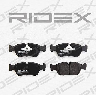 RIDEX 402B0005 - Комплект спирачно феродо, дискови спирачки vvparts.bg