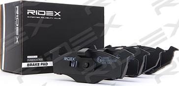 RIDEX 402B0016 - Комплект спирачно феродо, дискови спирачки vvparts.bg