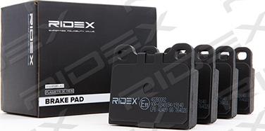 RIDEX 402B0082 - Комплект спирачно феродо, дискови спирачки vvparts.bg