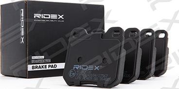 RIDEX 402B0038 - Комплект спирачно феродо, дискови спирачки vvparts.bg