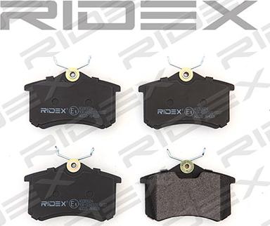 RIDEX 402B0024 - Комплект спирачно феродо, дискови спирачки vvparts.bg