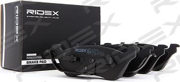 RIDEX 402B0166 - Комплект спирачно феродо, дискови спирачки vvparts.bg