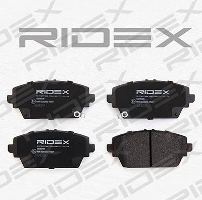 RIDEX 402B0135 - Комплект спирачно феродо, дискови спирачки vvparts.bg