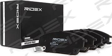 RIDEX 402B0132 - Комплект спирачно феродо, дискови спирачки vvparts.bg