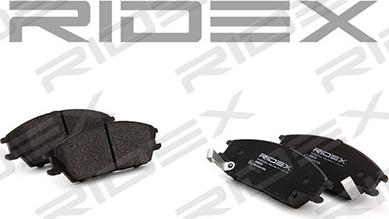 RIDEX 402B0132 - Комплект спирачно феродо, дискови спирачки vvparts.bg