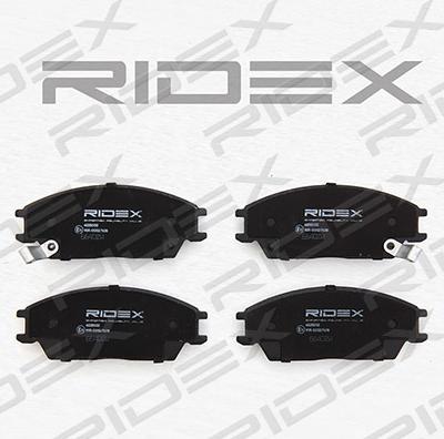 RIDEX 402B0132 - Комплект спирачно феродо, дискови спирачки vvparts.bg