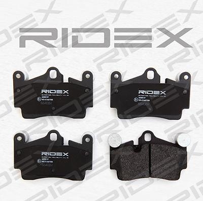 RIDEX 402B0137 - Комплект спирачно феродо, дискови спирачки vvparts.bg