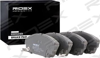 RIDEX 402B0840 - Комплект спирачно феродо, дискови спирачки vvparts.bg