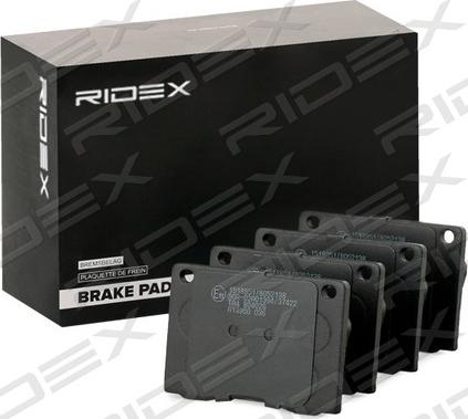 RIDEX 402B0806 - Комплект спирачно феродо, дискови спирачки vvparts.bg