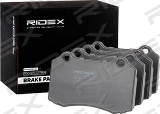 RIDEX 402B0885 - Комплект спирачно феродо, дискови спирачки vvparts.bg