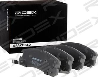 RIDEX 402B0883 - Комплект спирачно феродо, дискови спирачки vvparts.bg