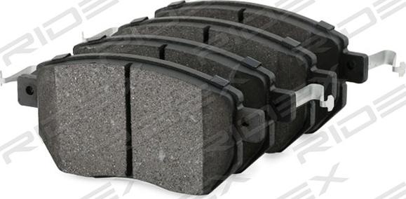 RIDEX 402B0838 - Комплект спирачно феродо, дискови спирачки vvparts.bg