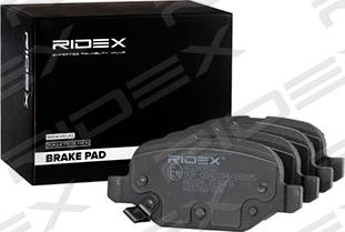 RIDEX 402B0832 - Комплект спирачно феродо, дискови спирачки vvparts.bg