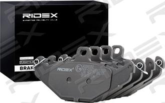 RIDEX 402B0352 - Комплект спирачно феродо, дискови спирачки vvparts.bg