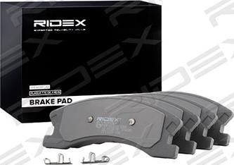 RIDEX 402B0304 - Комплект спирачно феродо, дискови спирачки vvparts.bg