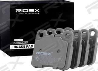 RIDEX 402B0319 - Комплект спирачно феродо, дискови спирачки vvparts.bg