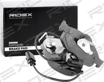 RIDEX 402B0333 - Комплект спирачно феродо, дискови спирачки vvparts.bg