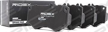 RIDEX 402B0207 - Комплект спирачно феродо, дискови спирачки vvparts.bg