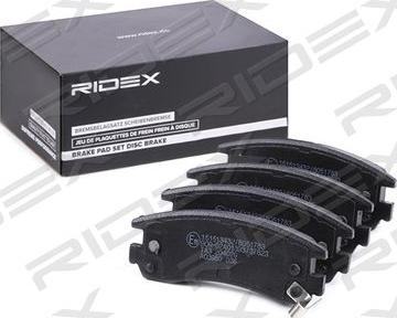 RIDEX 402B0768 - Комплект спирачно феродо, дискови спирачки vvparts.bg