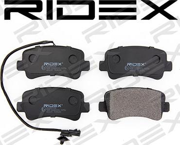 RIDEX 402B0704 - Комплект спирачно феродо, дискови спирачки vvparts.bg