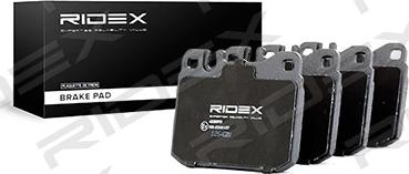 RIDEX 402B0703 - Комплект спирачно феродо, дискови спирачки vvparts.bg