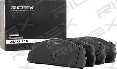 RIDEX 402B0714 - Комплект спирачно феродо, дискови спирачки vvparts.bg