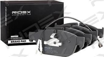 RIDEX 402B0785 - Комплект спирачно феродо, дискови спирачки vvparts.bg