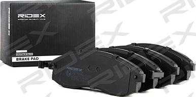 RIDEX 402B0724 - Комплект спирачно феродо, дискови спирачки vvparts.bg