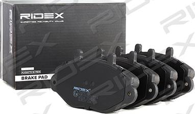 RIDEX 402B0723 - Комплект спирачно феродо, дискови спирачки vvparts.bg