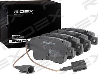 RIDEX 402B0771 - Комплект спирачно феродо, дискови спирачки vvparts.bg