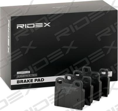 RIDEX 402B1105 - Комплект спирачно феродо, дискови спирачки vvparts.bg