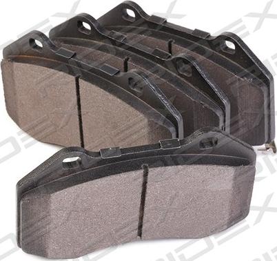 RIDEX 402B1102 - Комплект спирачно феродо, дискови спирачки vvparts.bg