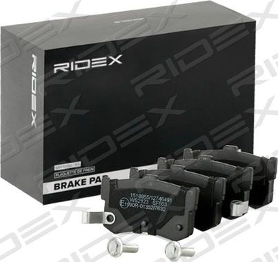 RIDEX 402B1127 - Комплект спирачно феродо, дискови спирачки vvparts.bg