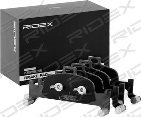 RIDEX 402B1203 - Комплект спирачно феродо, дискови спирачки vvparts.bg