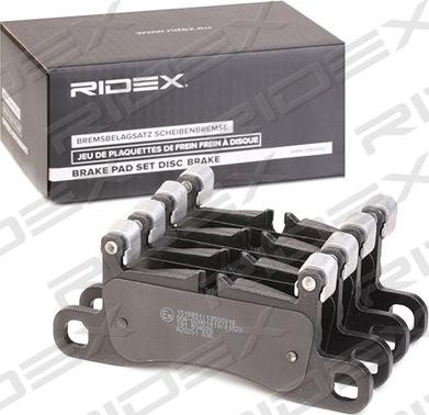 RIDEX 402B1218 - Комплект спирачно феродо, дискови спирачки vvparts.bg