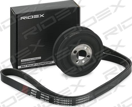 RIDEX 542R0662 - Комплект пистов ремък vvparts.bg