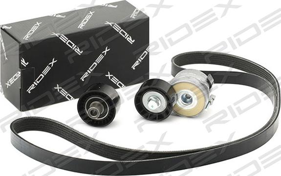 RIDEX 542R0048 - Комплект пистов ремък vvparts.bg