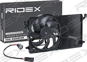 RIDEX 508R0060 - Вентилатор, охлаждане на двигателя vvparts.bg