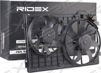 RIDEX 508R0027 - Вентилатор, охлаждане на двигателя vvparts.bg