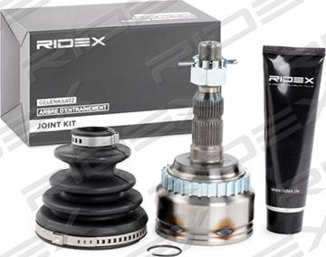 RIDEX 5J0037 - Каре комплект, полуоска vvparts.bg