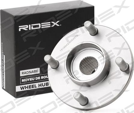RIDEX 653W0007 - Главина на колелото vvparts.bg