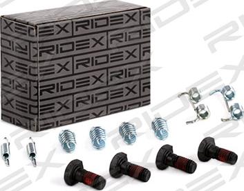 RIDEX 1502A0006 - Комплект принадлежности, челюсти за ръчна спирачка vvparts.bg