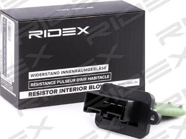 RIDEX 1385C0025 - Управляващ блок, отопление / вентилация vvparts.bg