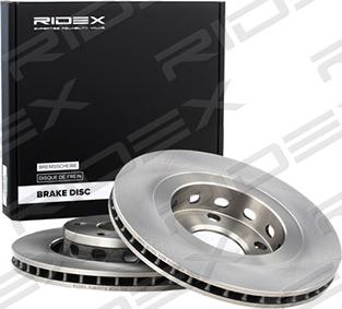 RIDEX 82B0576 - Спирачен диск vvparts.bg