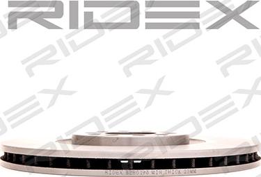 RIDEX 82B0193 - Спирачен диск vvparts.bg